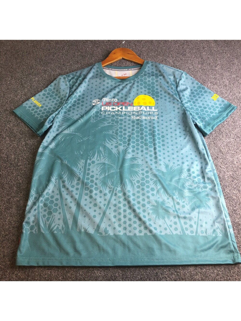 Minot US Open Pickleball Championships Headsweats Performance Tee L 2025 Design